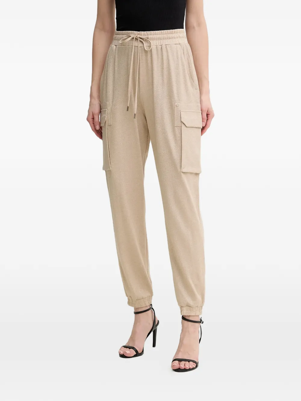 

Брюки на завязках Marc Aurel, бежевый