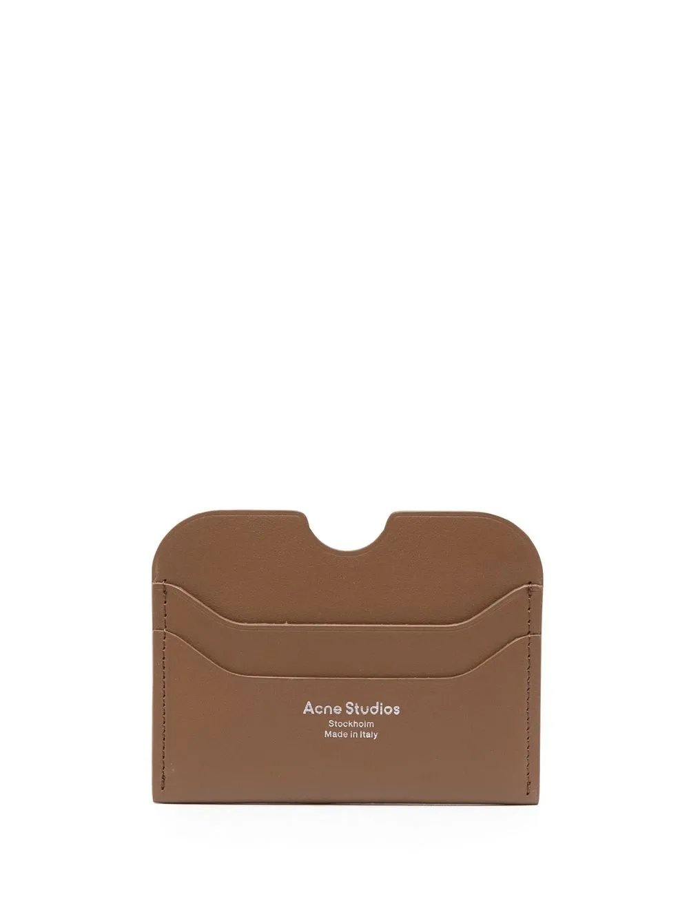 

Картхолдер с логотипом Acne Studios, коричневый
