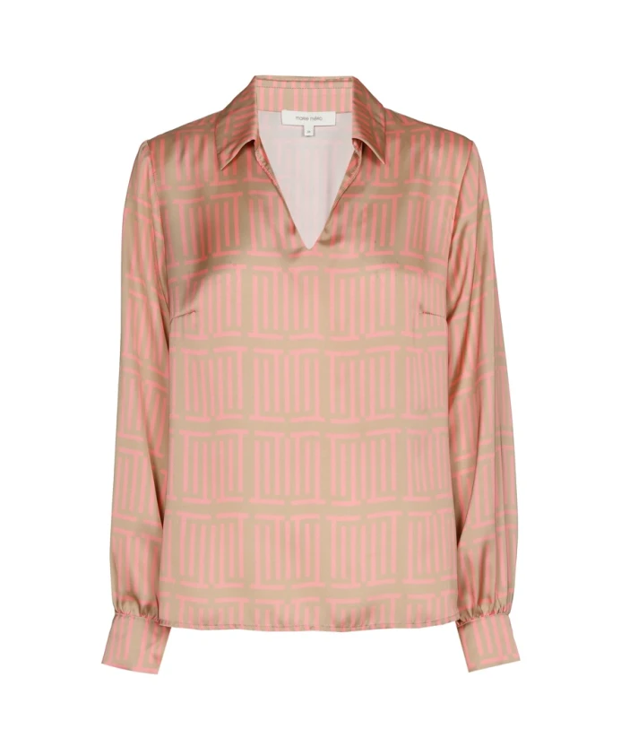 

Блузка-Туника с геометрическим принтом Marie Mãro, оранжевый