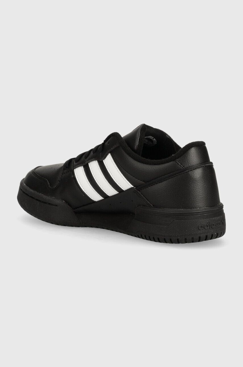 Кожаные кроссовки adidas Originals Team Court 2 STR, черный — фото 4
