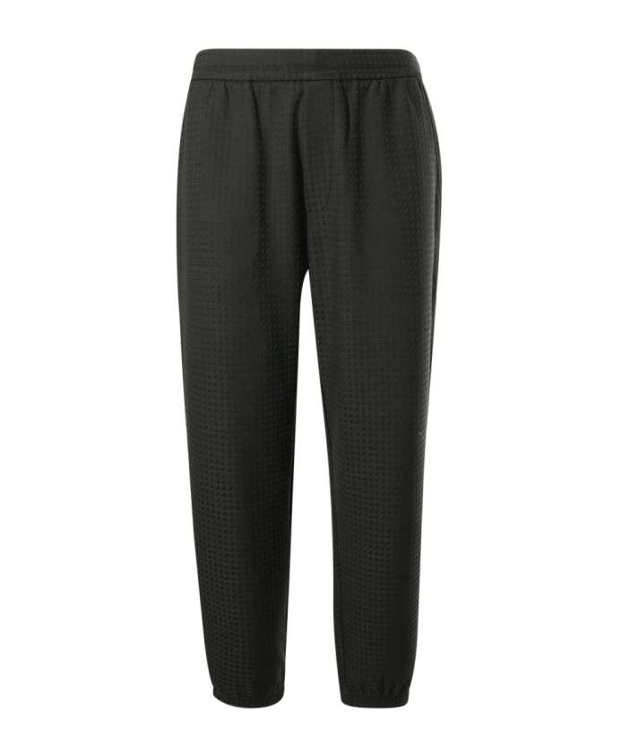 

Брюки из жаккардового трикотажа ASV с добавлением лиоцелла Emporio Armani, черный