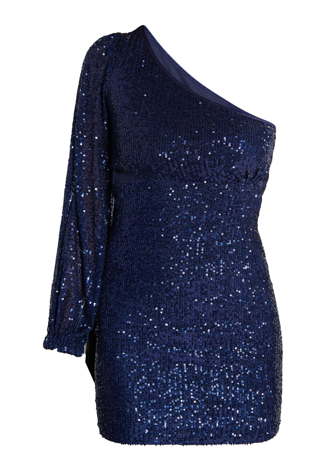 

Платье faina One Shoulder Mini, морской
