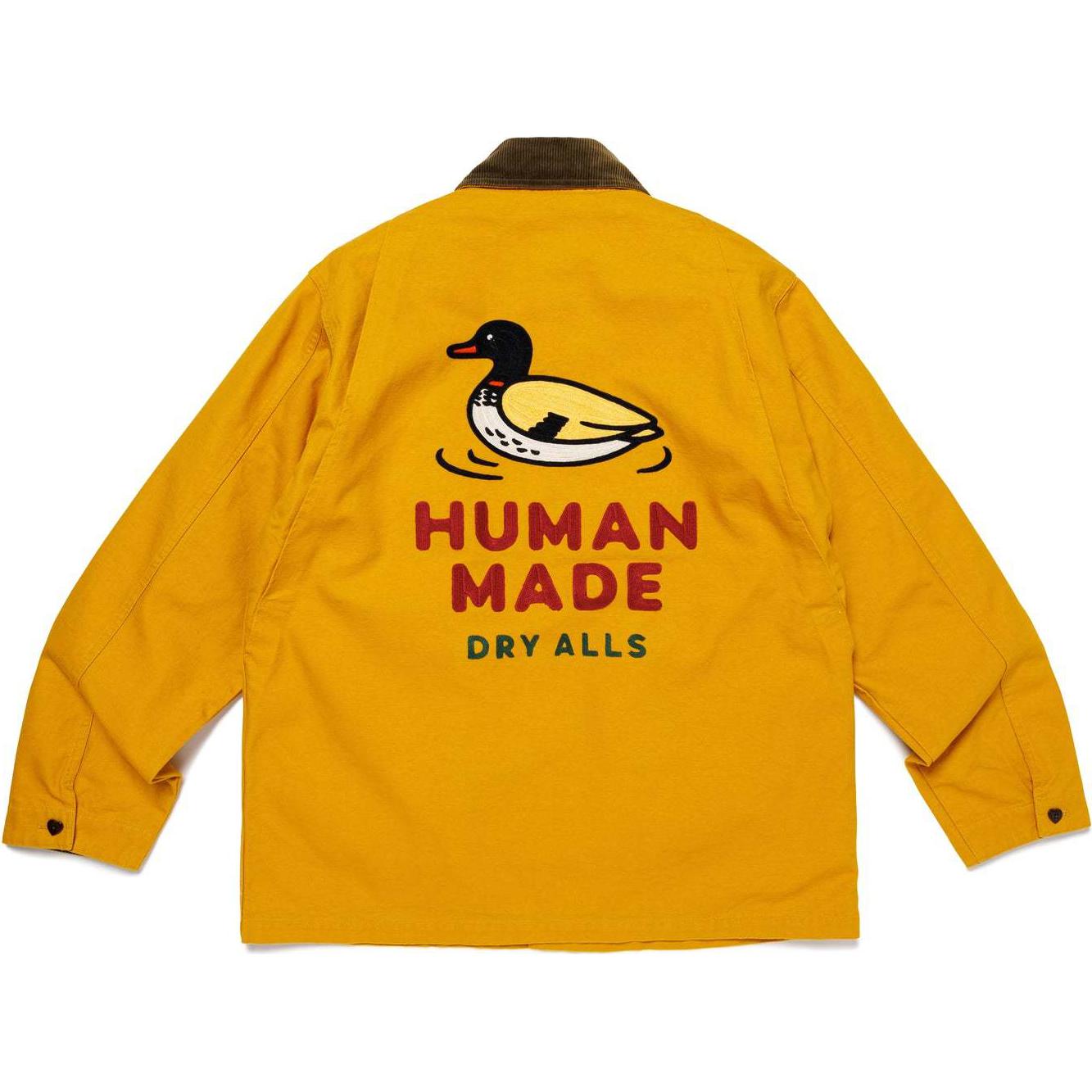 

HUMAN MADE Рубашка с аппликацией утки, Yellow