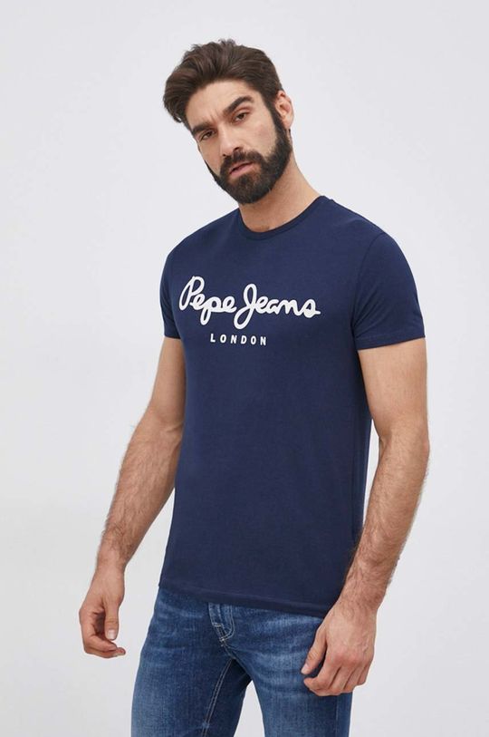 

ОРИГИНАЛЬНАЯ СТРЕТЧ футболка N Pepe Jeans, темно-синий