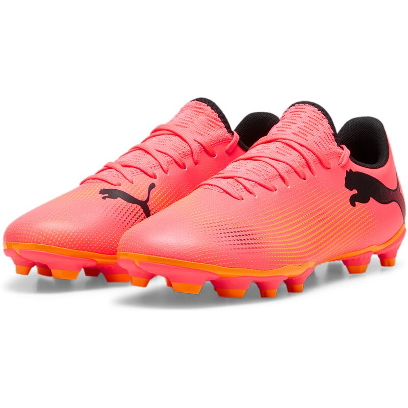 Футбольные бутсы для газона Future 7 Play FG/AG Puma, черный — фото 3