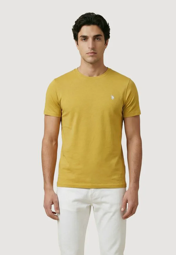 Mickbasic us43 154015 базовая футболка U.S. Polo Assn., Yellow