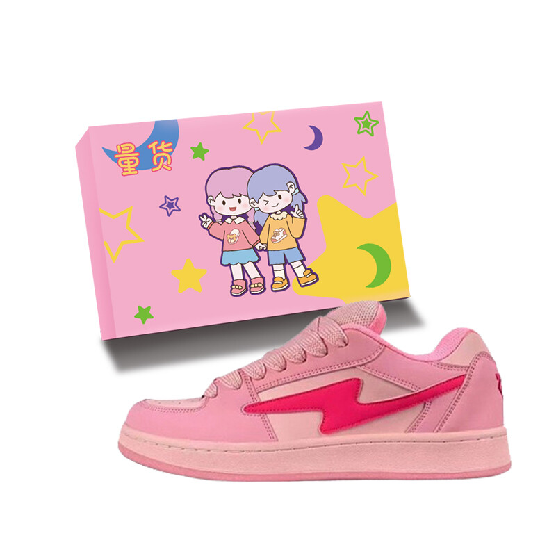

Кеды, скейтборд обувь женская низкая розовый Lianghuo, цвет Peach Pink