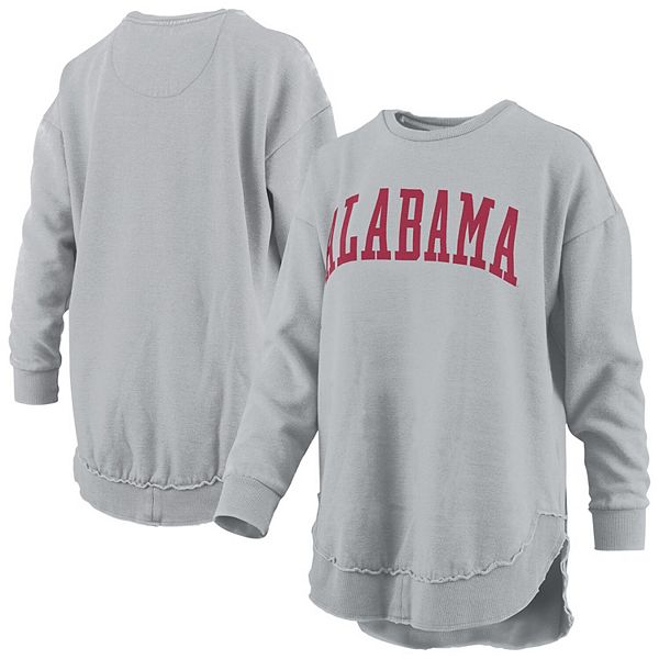 

Женский серый свитшот Alabama Crimson Tide с длинным рукавом Pressbox