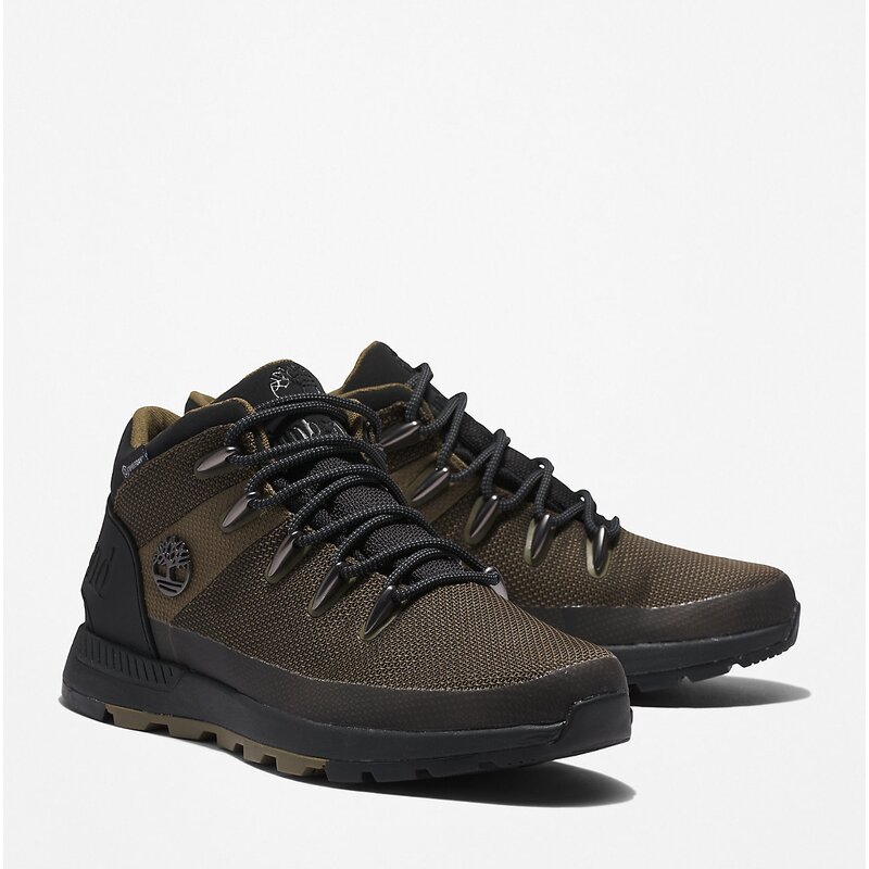 Повседневные кроссовки Sprint Trekker Mid Fabric WP Timberland, зеленый — фото 4