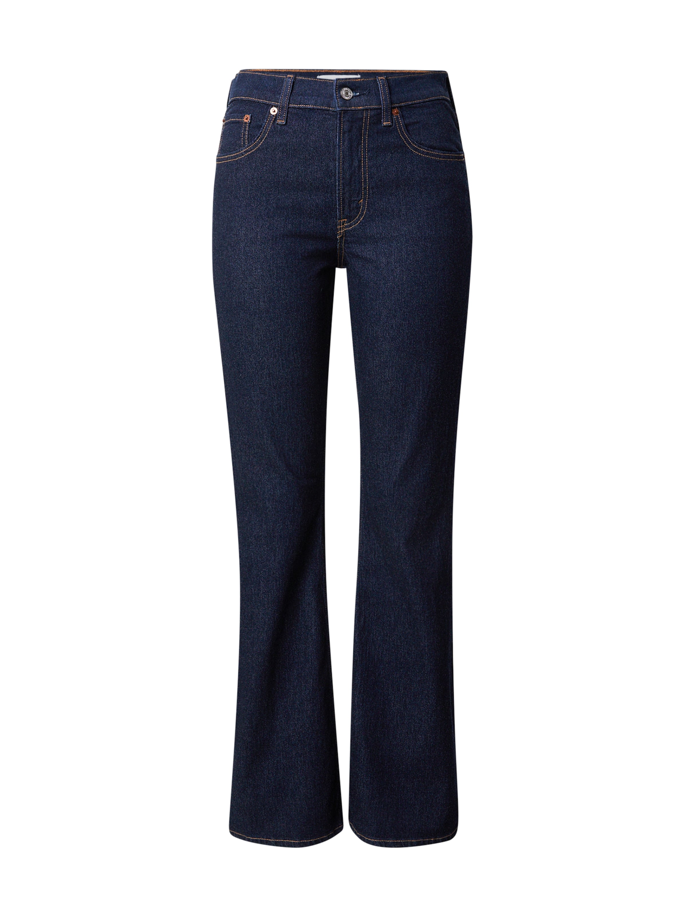 

Abercrombie & Fitch Джинсы-клеш в темно-синем цвете