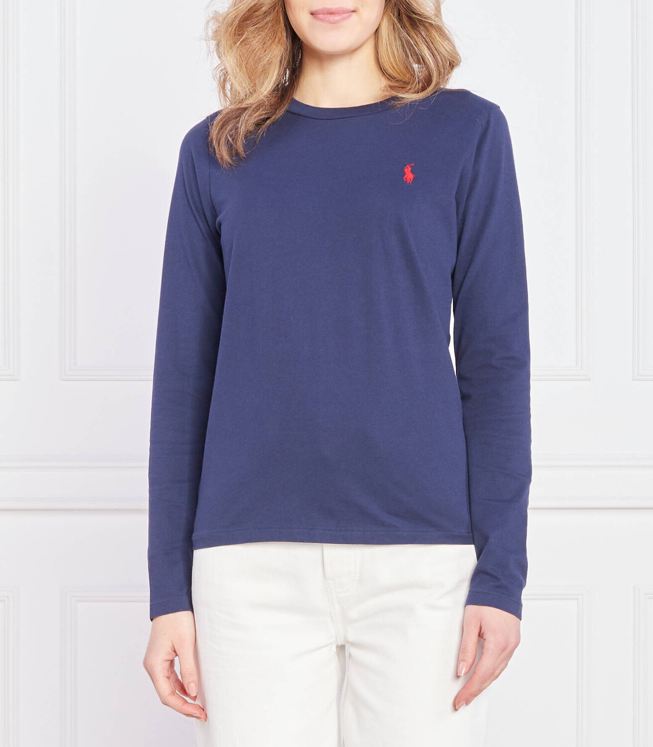 

Блуза POLO RALPH LAUREN regular fit, темно-синий