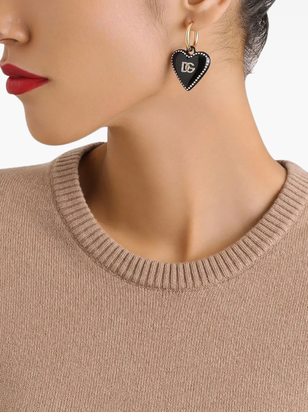 

Серьги в форме сердца DOLCE & GABBANA, золотой