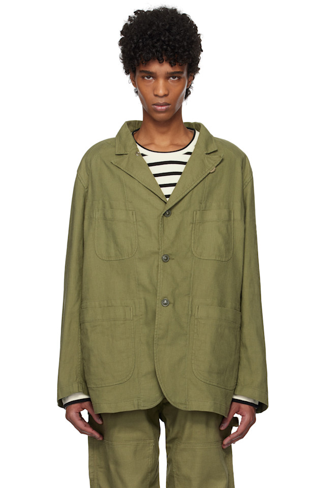 

Блейзер Bedford Engineered Garments, зеленый