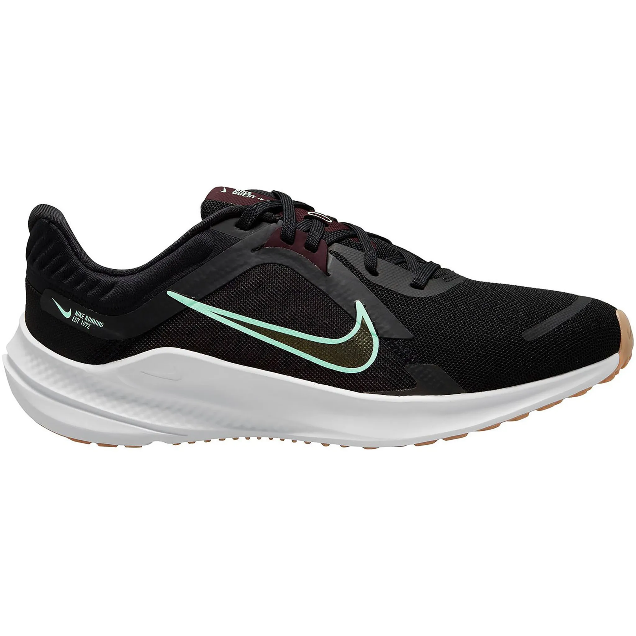 

Кроссовки Nike "QUEST 5", цвет Black-Mint-Foam-White-Burgundy-Crush