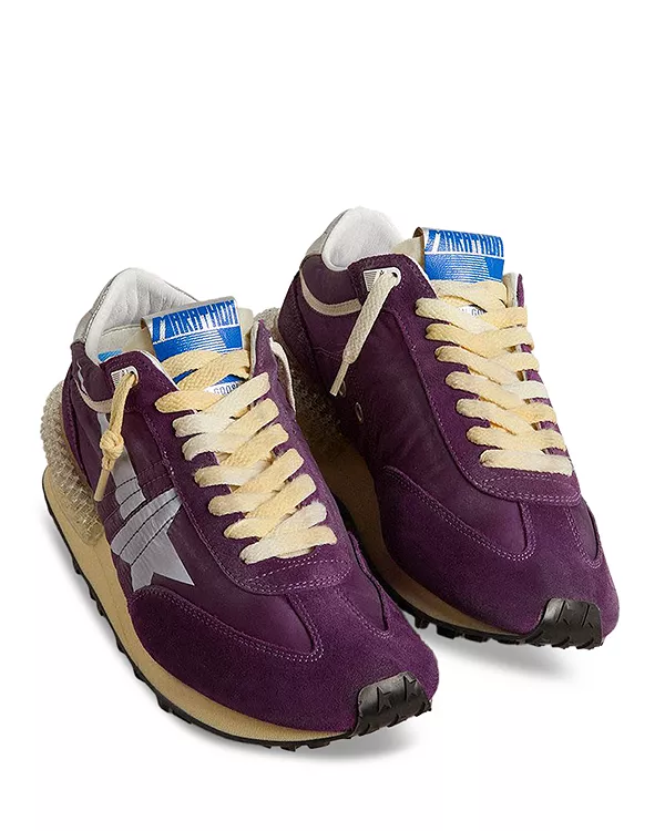 Мужские кроссовки для бега на марафонскую дистанцию Golden Goose, фиолетовый — фото 3