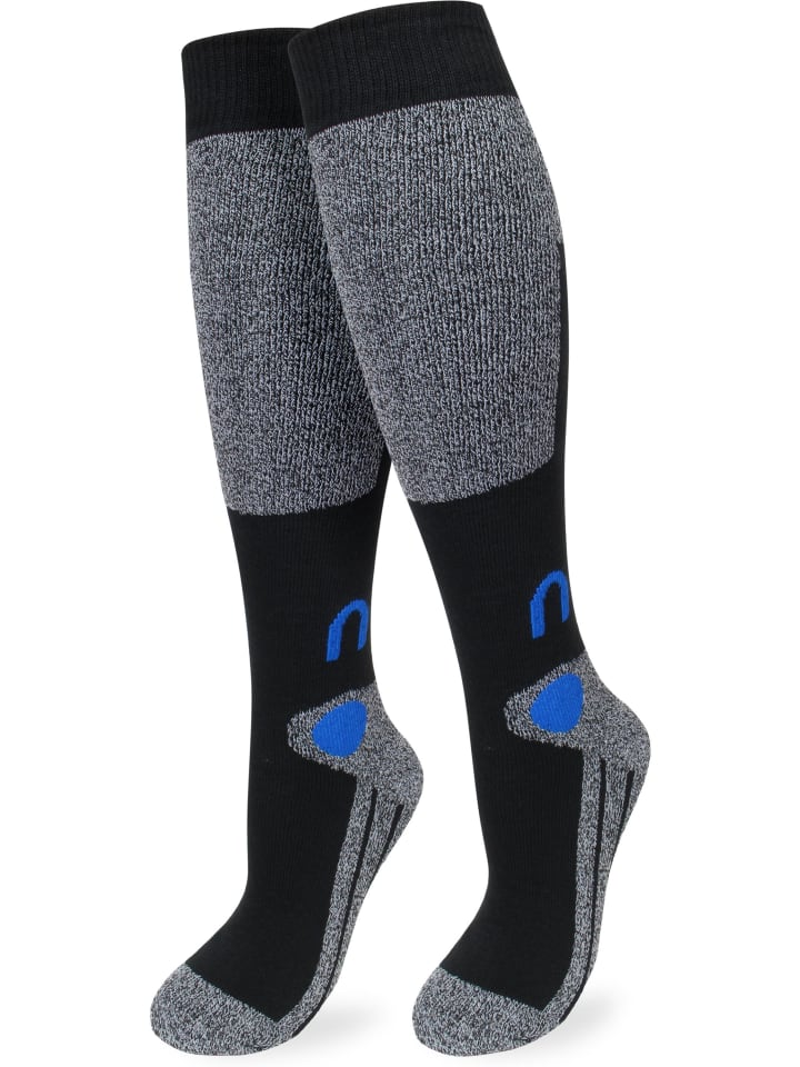 

Normani 2 пары лыжных гольфов до колен синего цвета