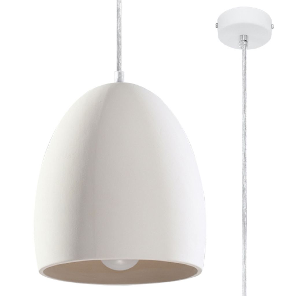 

Керамический подвесной светильник FLAWIUSZ 1xE27 60Вт керамика 122x30x30см Sollux Lighting