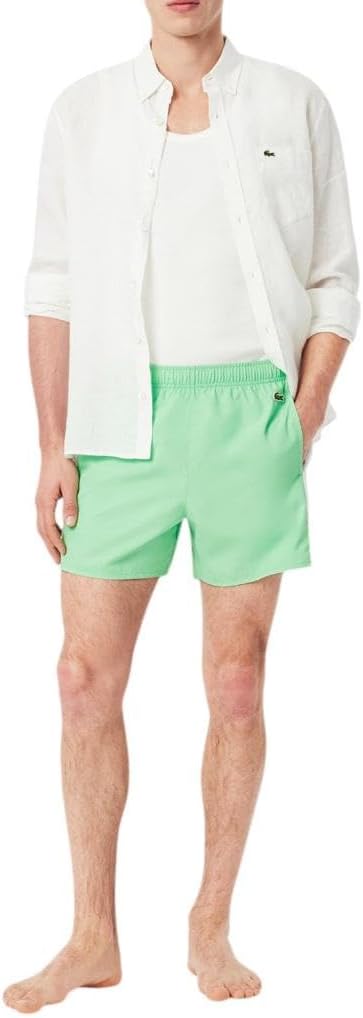

Мужские шорты Lacoste Colorblock, White & Green