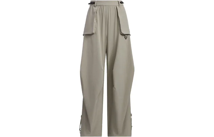 Adidas Штаны спортивные вязаные City Escape женские Pebble Silver Gray
