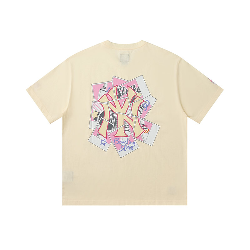 

New Era Футболка унисекс цвета слоновой кости White, Бежевый, New Era Футболка унисекс цвета слоновой кости White