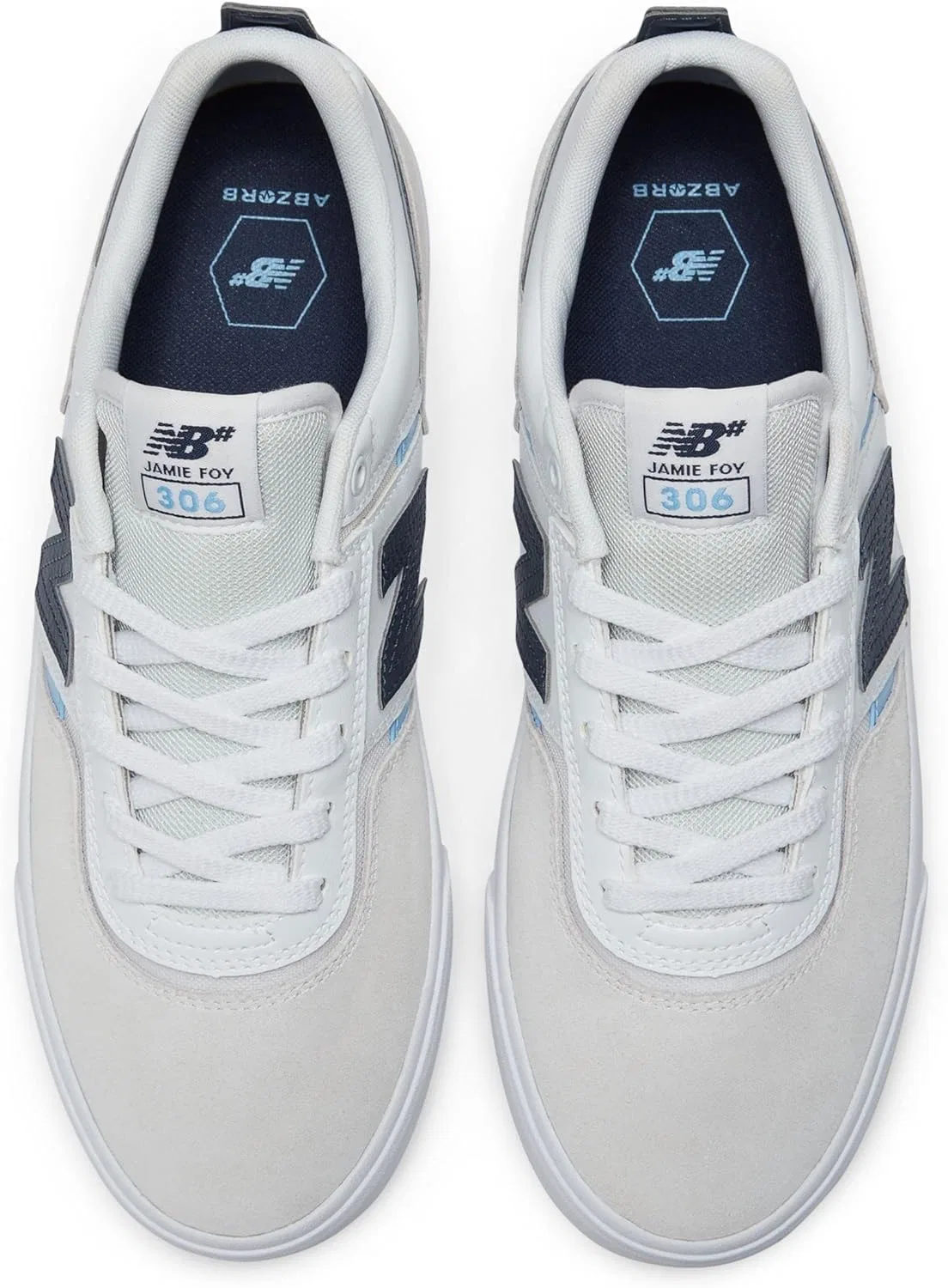 Кроссовки для скейтбординга New Balance Numeric 306, белый — фото 3