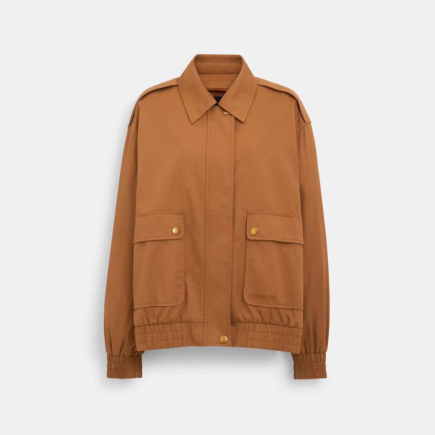 

Бомбер Harrington на кнопках спереди Coach Outlet, цвет Chai