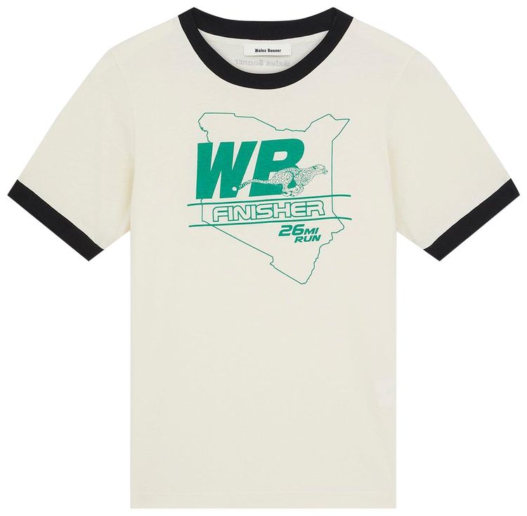 

Футболка Wales Bonner Pace Ringer Baby T-Shirt 'Beige', загар