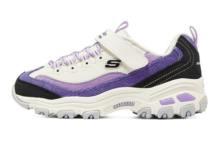 

Кроссовки детские серии D"LITES GS Low-top Фиолетовый/белый/черный Skechers