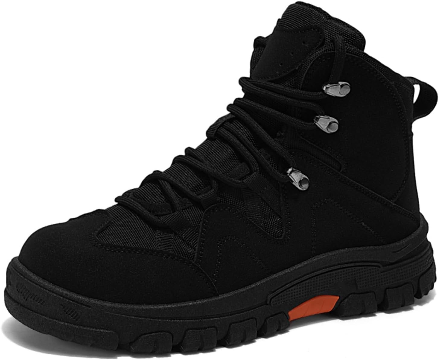 

Мужские высокие туристические ботинки для походов с наружной противоскользящей подошвой, дышащим верхом из искусственной замши и сетки, с удобной внутренней отделкой. Идеальны для пеших походов, кемпинга и альпинизма Kelibasi, черный