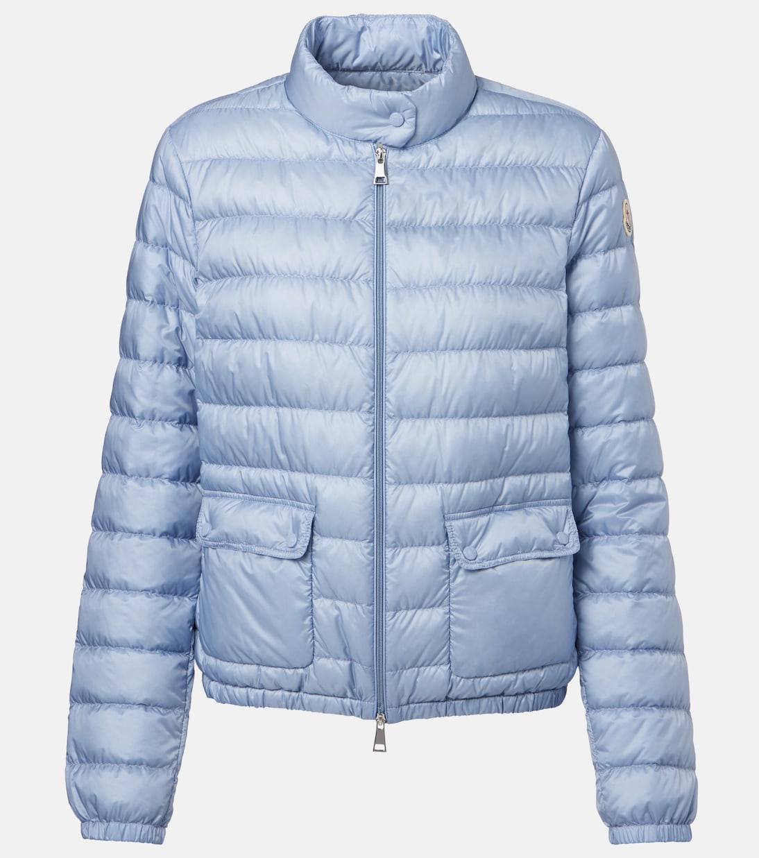 

Ланс пуховик Moncler, светло-синий