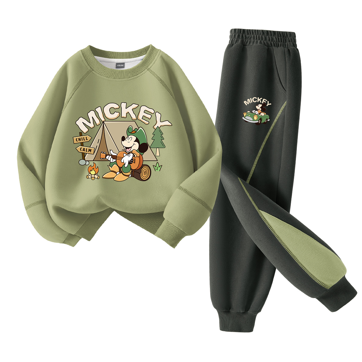 

Детская повседневная спортивная одежда Disney, зеленый