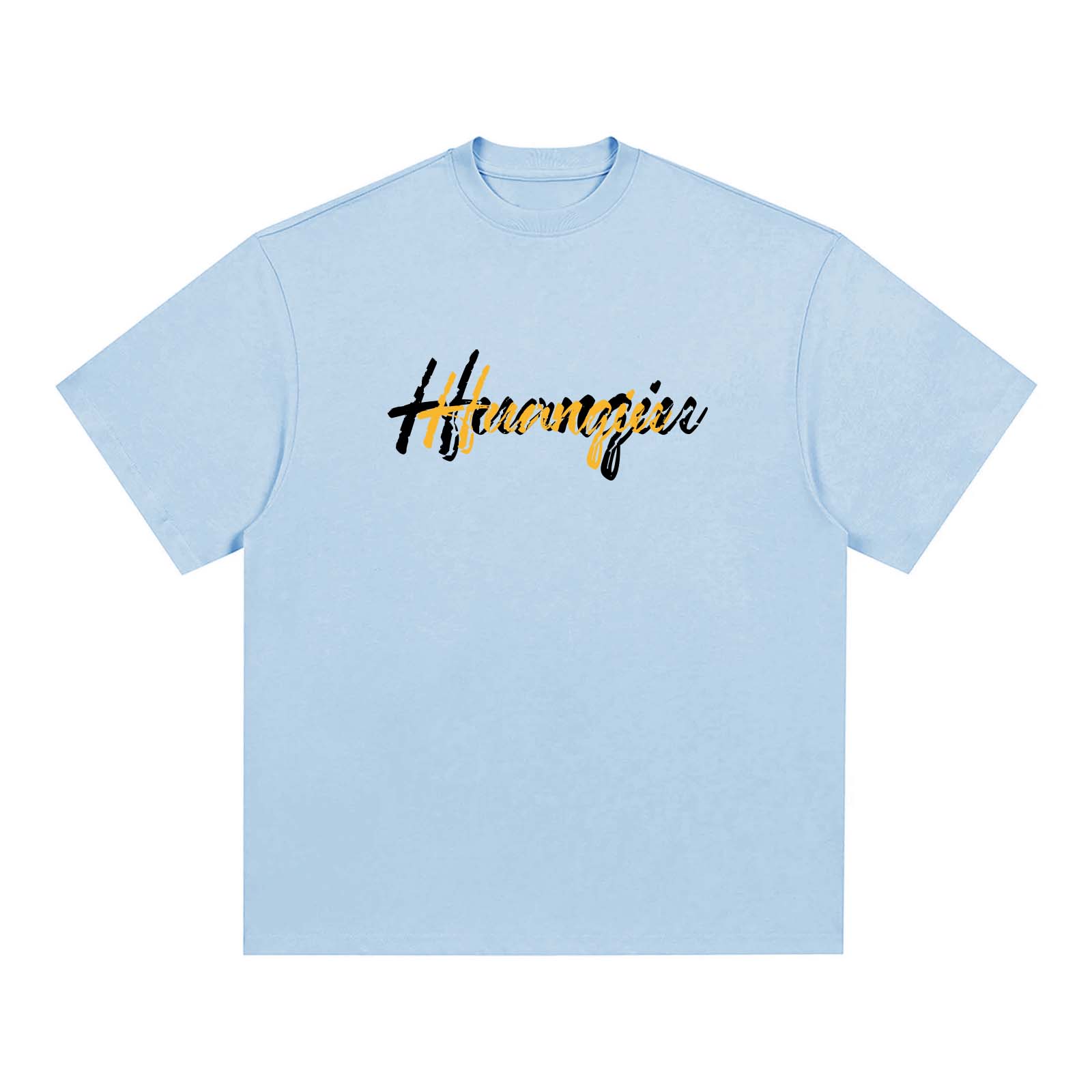 

Футболка Unisex Crew Neck Moderate Heavyweight HUANQIU, синий