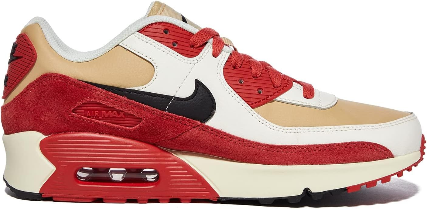 Кроссовки Nike Kid's Air Max 90 LTR, белый/черный/красный — фото 2