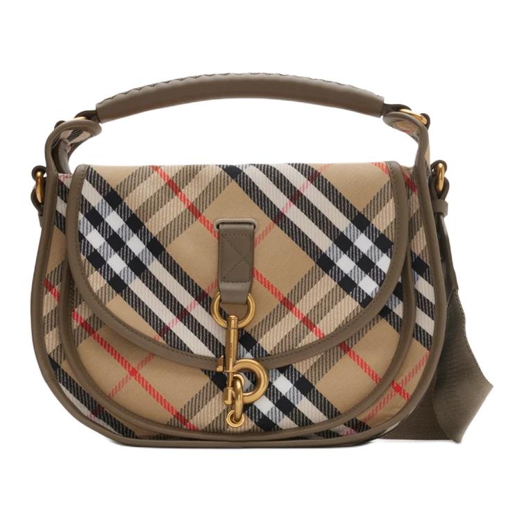 

Burberry Женская сумка через плечо из полиэстера бежевая