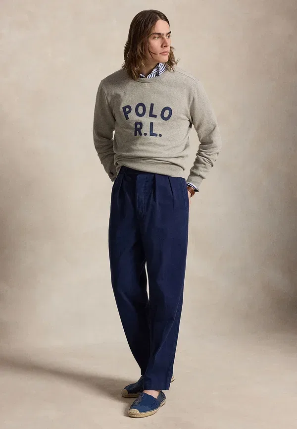 Толстовка Polo Ralph Lauren Logo Sweatshirt, тёмный спортивный хизер — фото 2