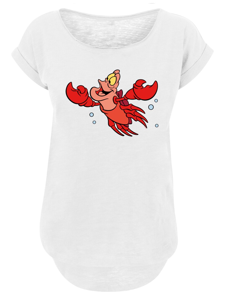 

Футболка F4NT4STIC Disney The Little Mermaid Sebastian Bubbles, mottled white