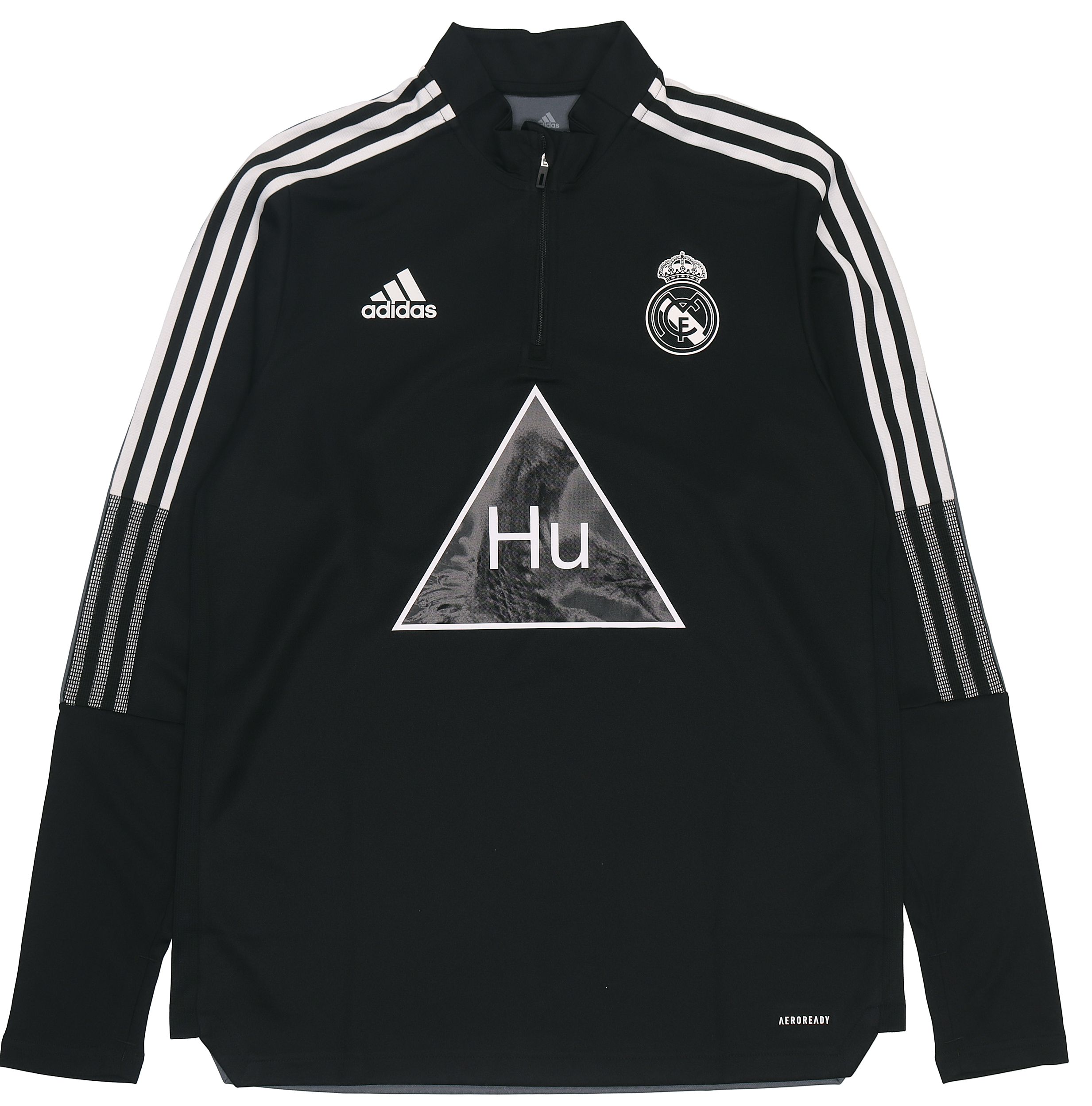 Футболка Real Madrid C.F мужская черно-серая Adidas — фото 2