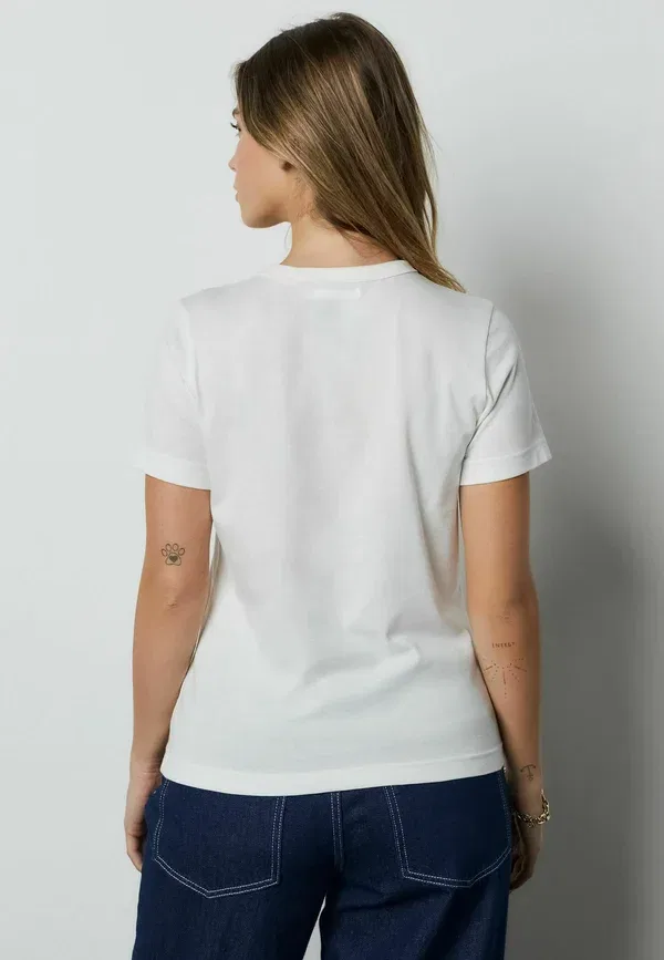 Футболка Next Regular fit essential short sleeve crew neck print t-shirt, белый с графическим принтом — фото 2