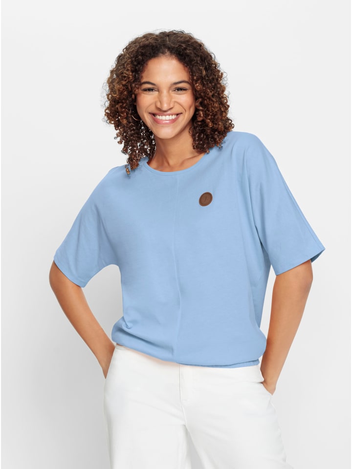 

Рубашка с короткими рукавами цвета ледяной синевы WITT WEIDEN