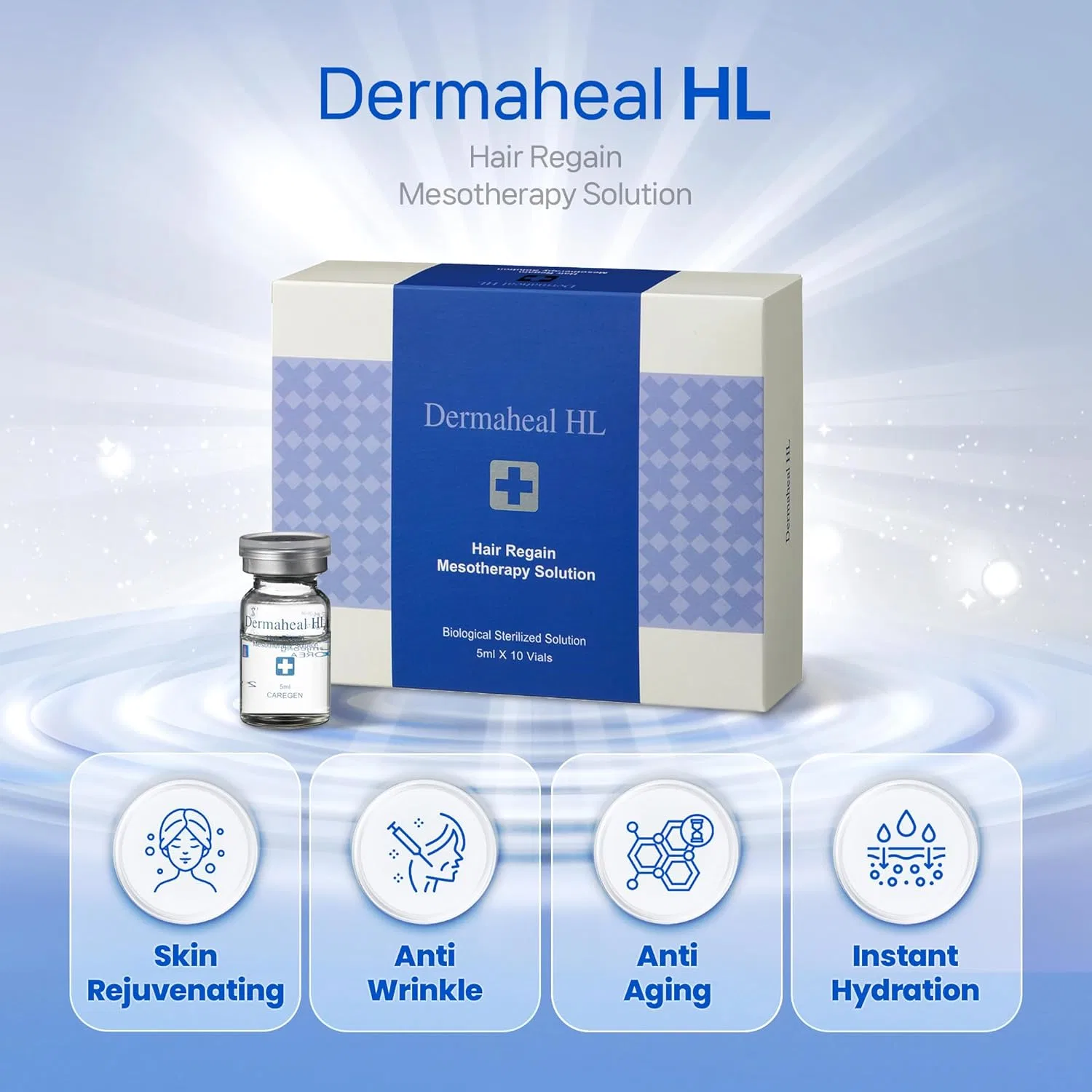Биологический стерилизованный раствор Dermaheal HL Dermaheal — фото 4