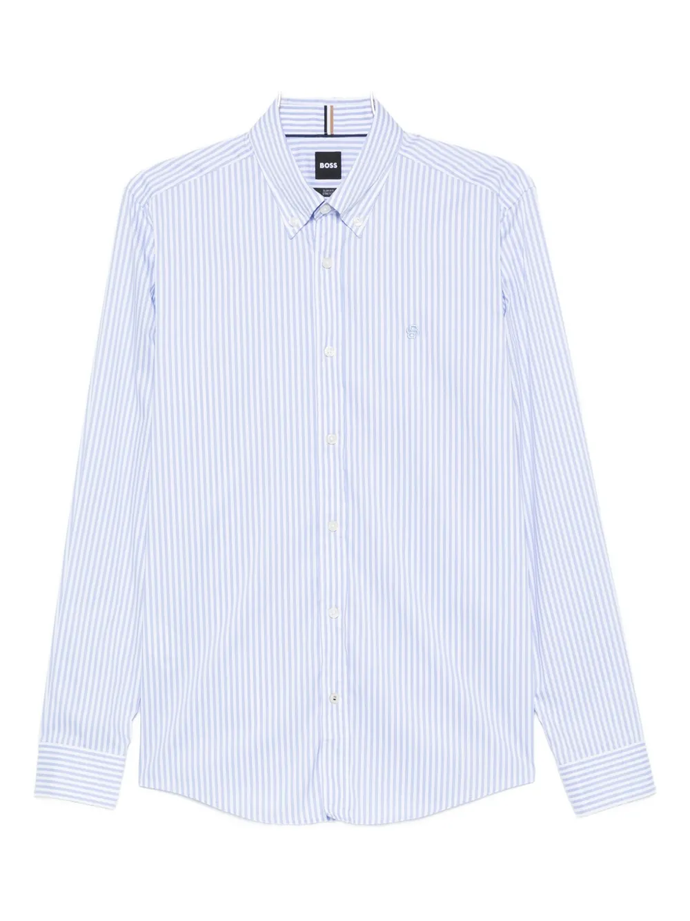 

Рубашка в полоску на пуговицах BOSS, синий