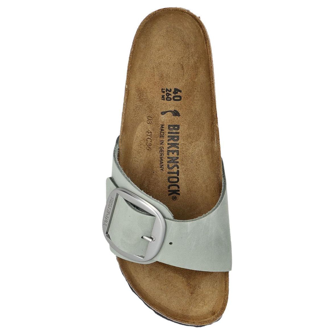 Birkenstock Женские сланцы Madrid зеленые, цвет Green — фото 3