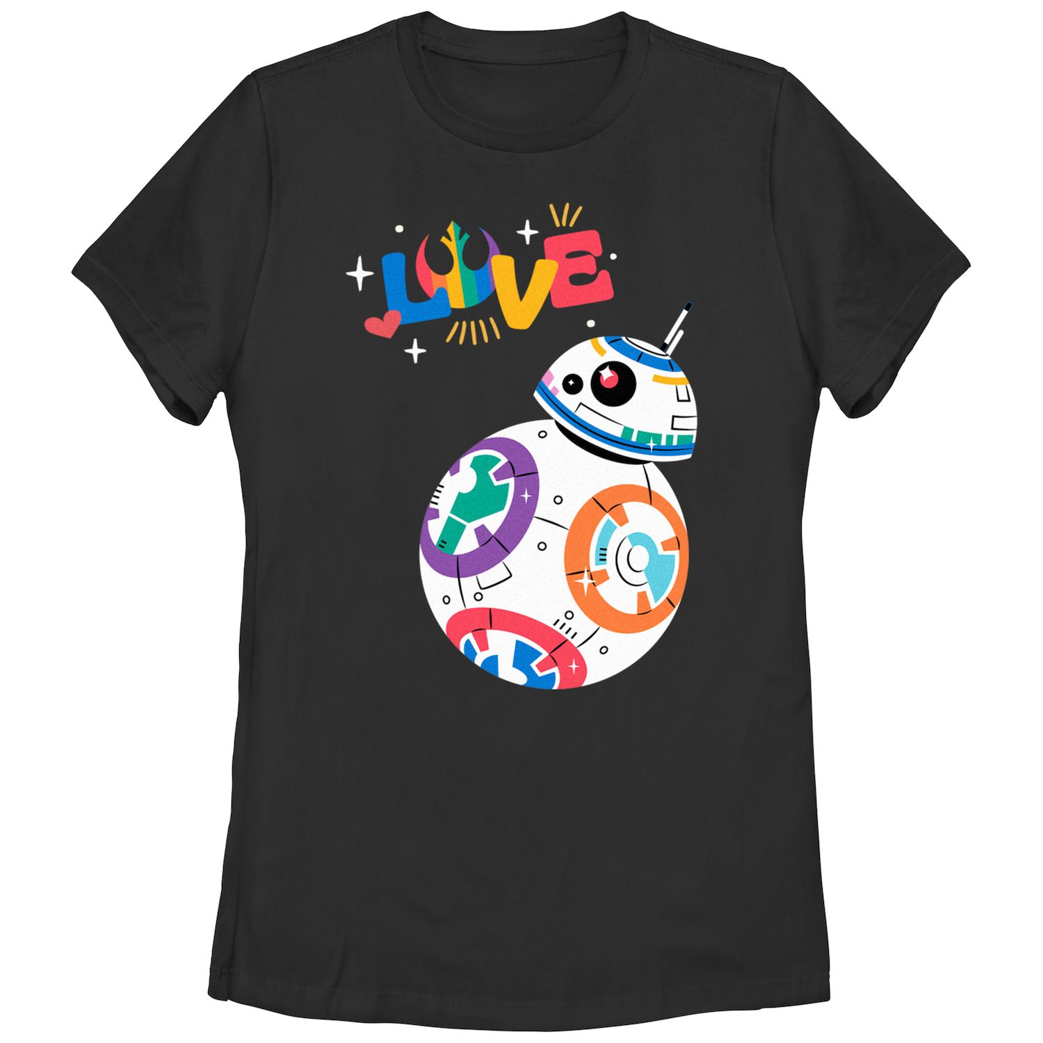 

Детская футболка с рисунком Star Wars Pride BB-8 Love Licensed Character