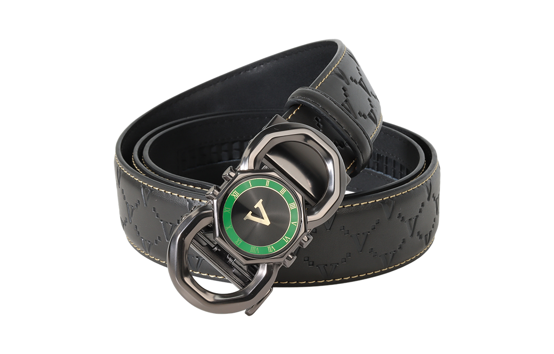 

Кожаный ремень мужской из натуральной кожи NINE NAIL Ширина 3,5 см