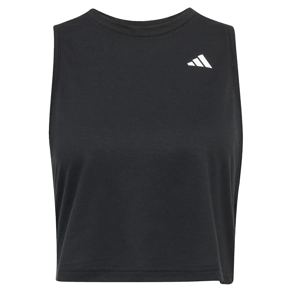 Футболка без рукавов спортивная adidas Train Essentials Boxy Workout, черный — фото 3