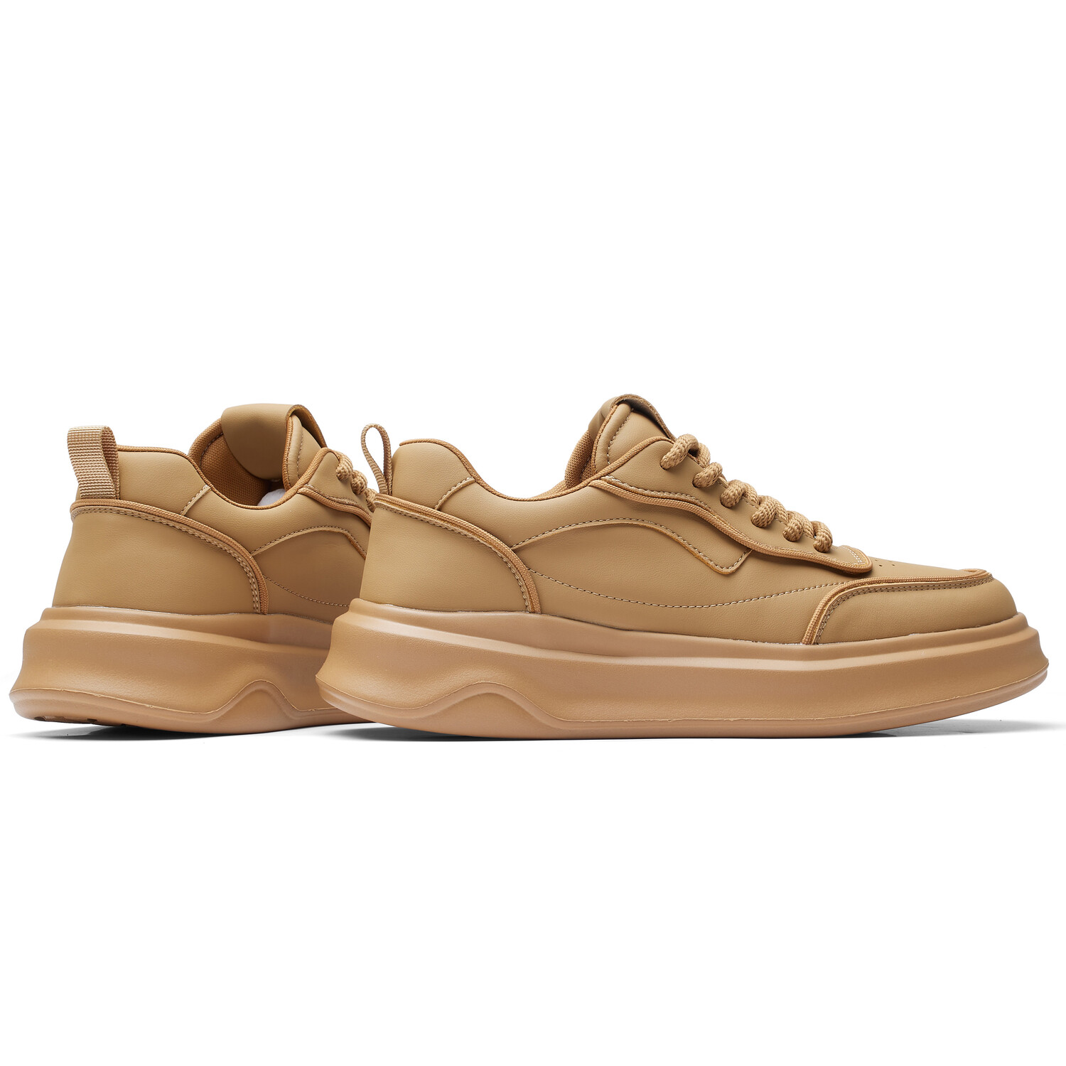 

Кроссовки JOSINY Skateboarding Shoes Unisex Low-top, коричневый