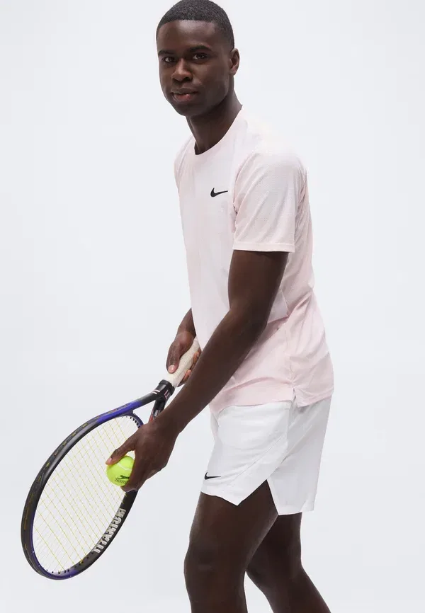 Футболка спортивная Nikecourt Advantage Slam, Nike Performance, розовый/красный/черный — фото 4