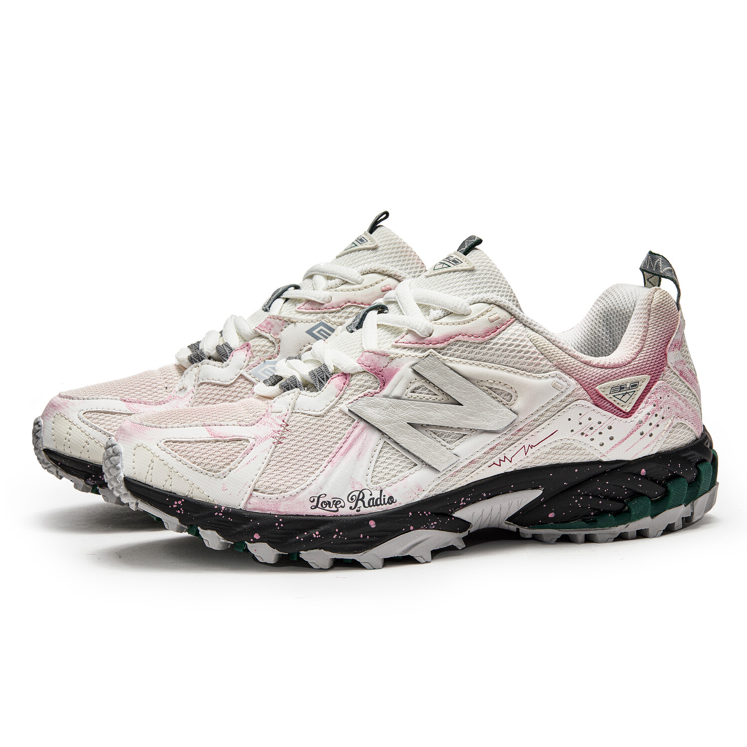 Кроссовки New Balance 610T Outdoor Shoes Low-Top, белый/розовый — фото 3