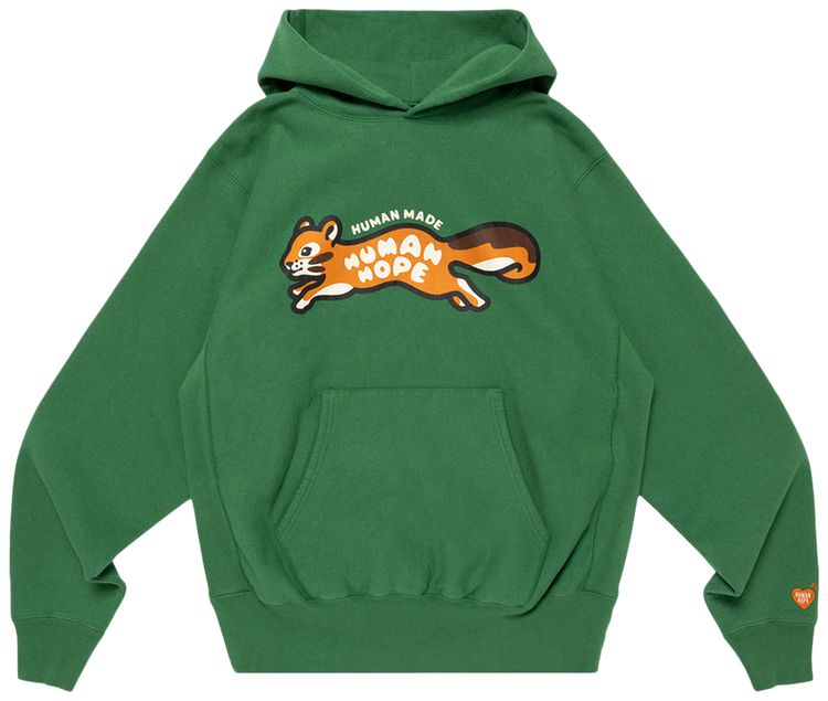 

Толстовка Human Made x j-hope Human Hope Heavyweight Hoodie, зеленый