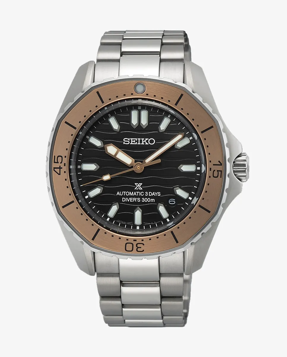 

Мужские автоматические часы Prospex SPB485J1 из стали с серебряным ремешком Seiko, серебряный